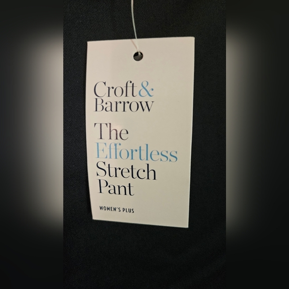 Croft & Barrow 20W Effortless Stretch Pant in Navy Blue NWT - Picture 2 of 9